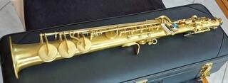 yamaha custom style sax soprano in bronzo satinato nuovo (garanzia)