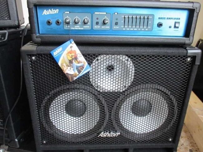 amplificatore basso ashton testata+cassa nuovo