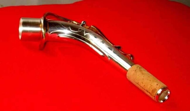 chiver (neck) nuovi per sax alto in argento (selmer yamaha)