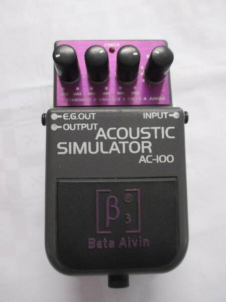 pedale beta aivin acoustic simulator ac100- ex demo