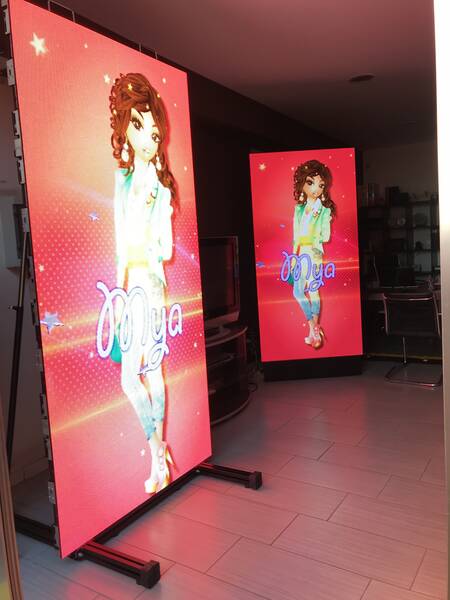 led wall indoor /outdoor totem e schermo 6x4