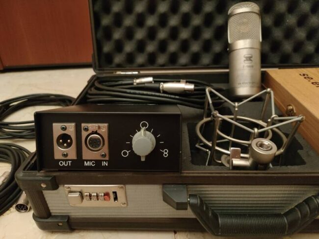 microfono a condensatore valvolare da studio se electronics z5600