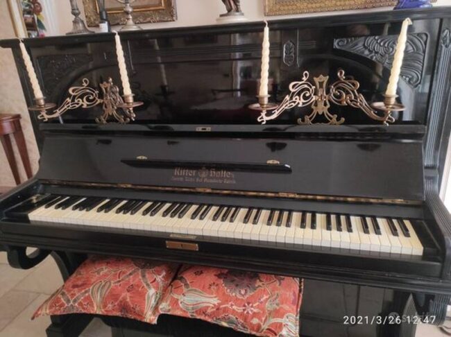 pianoforte verticale liberty cassa metallica