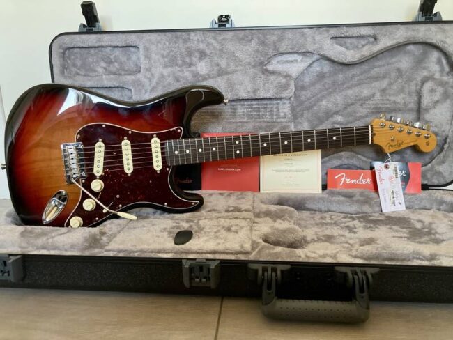 fender american professional ii stratocaster rw 3-color sunburst