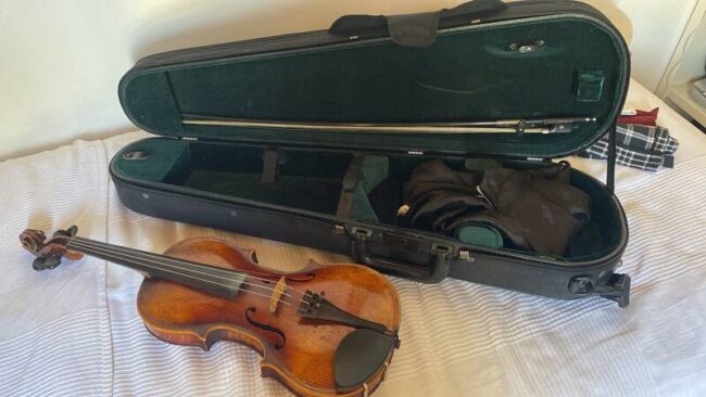 violino stainer con custodia e archetto