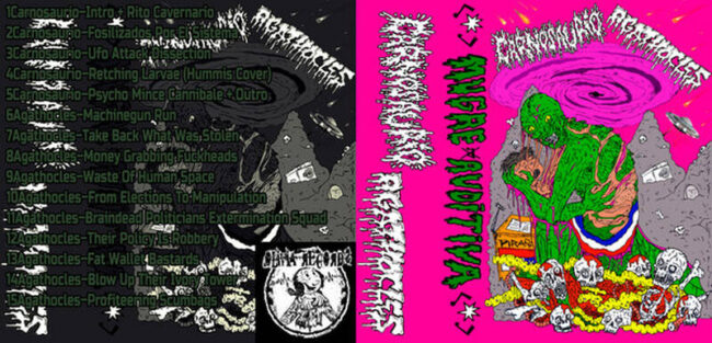 agathocles - carnosaurio split cd