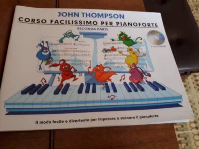 j thompson metodo per pianoforte prima parte