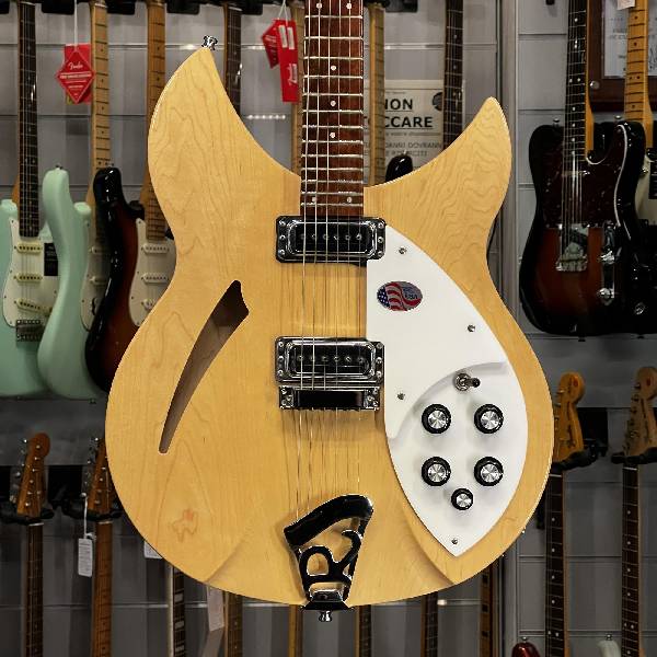 rickenbacker - 330 mapleglo natural - spedizione gratis