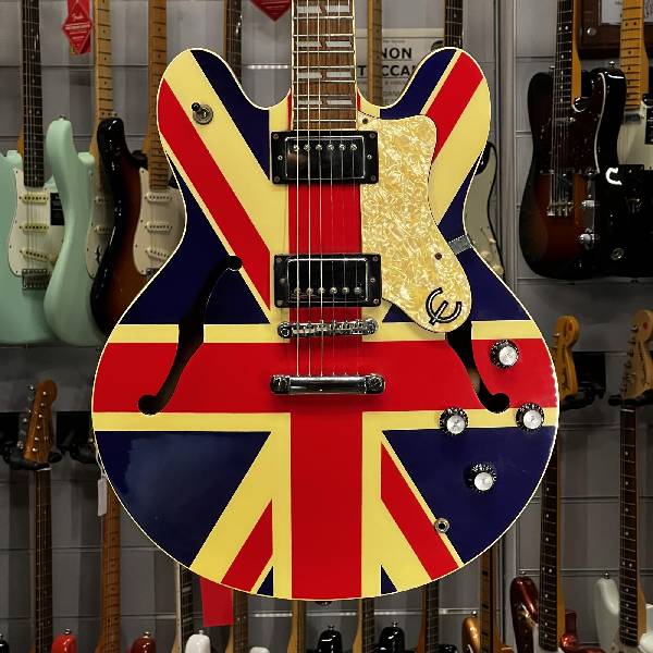epiphone - supernova union jack signature noel gallagher oasis - spedizione gratis