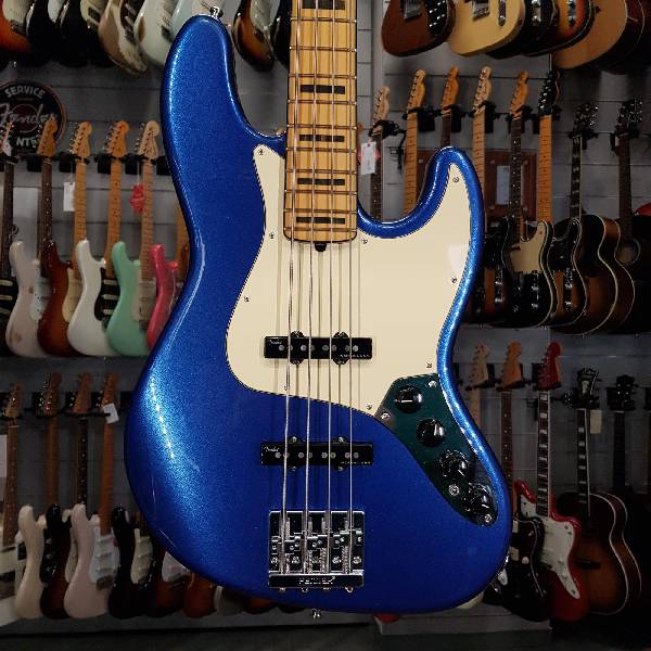 fender - american ultra jazz bass cobra blue - spedizione gratis