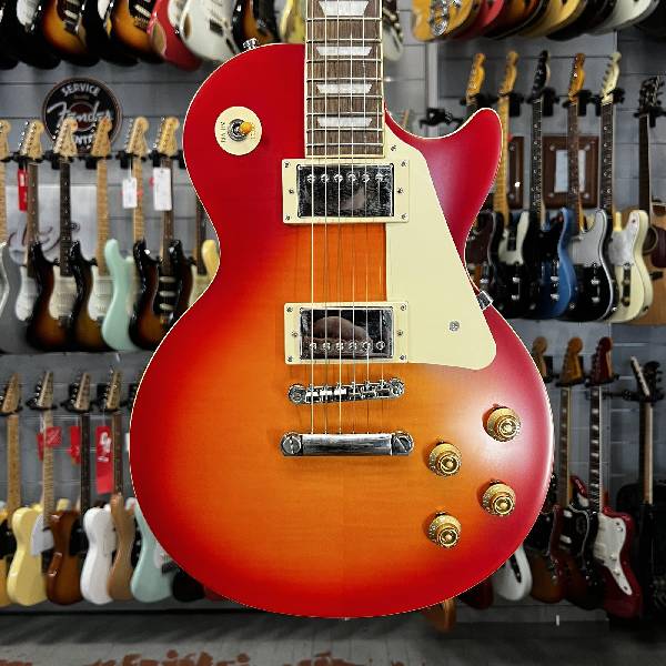 epiphone - custom shop les paul 59 standard faded outfit aged dark cherry burst - spedizione gratis