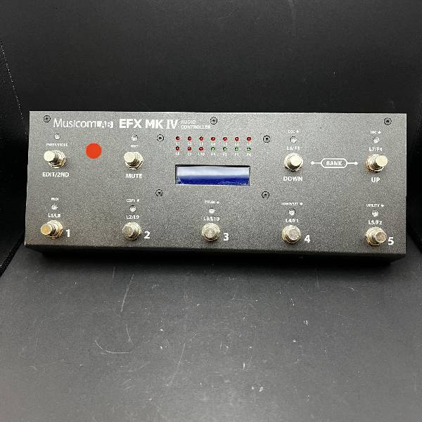 musicomlab - efx mk iv pedal audio controller - spedizione gratis