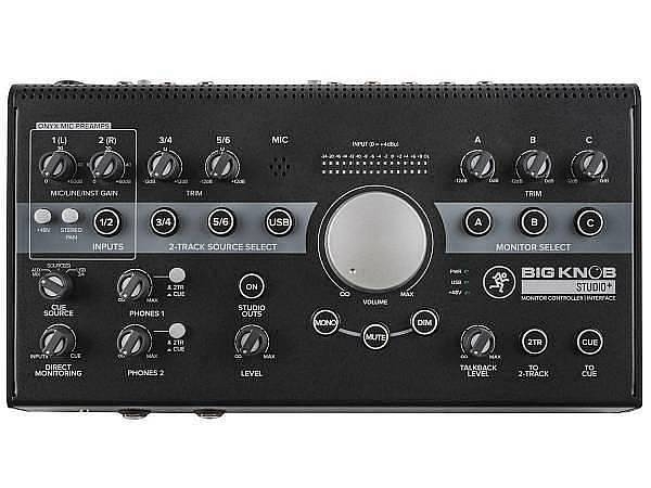 mackie big knob studio+ controller per studio monitor