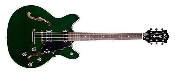guild starfire iv st emerald green - chitarra elettrica semi hollow body
