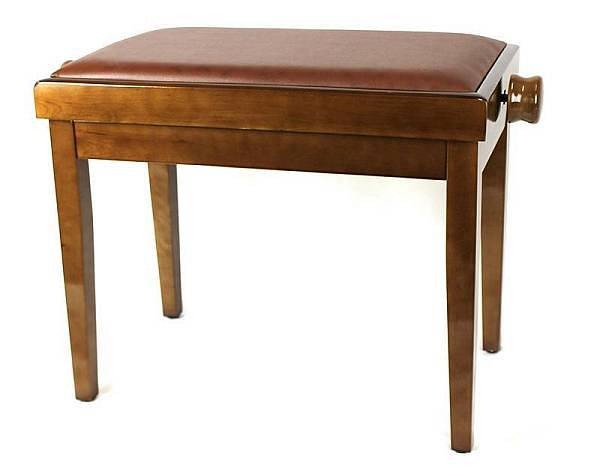 weisbach pj-018-wal - panchetta per pianoforte in legno - colore noce lucido