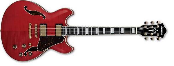 ibanez as93fm-tcd transparent cherry red - artcore expressionist
