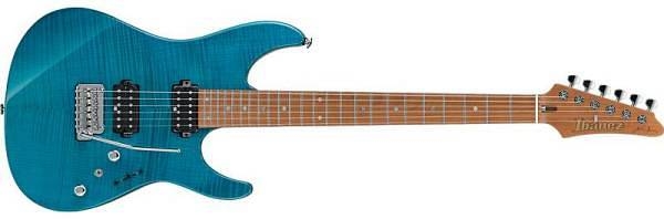 ibanez mm1-tab transparent aqua blue - martin miller signature