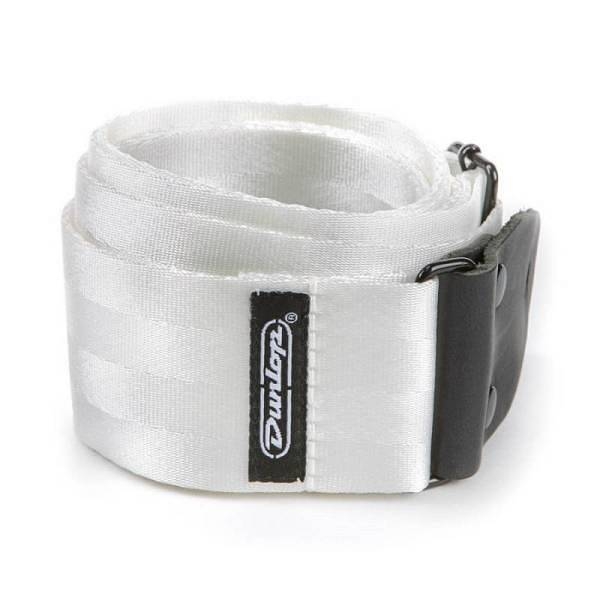 dunlop dst7001wh tracolla seatbelt deluxe bianco