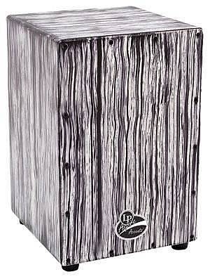 latin percussion aspire accent cajon lpa1332-ws white streak