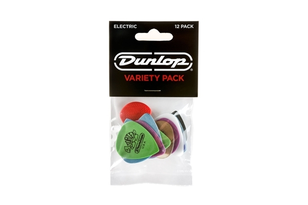 dunlop pvp113 electric variety pack (busta da 12 plettri)
