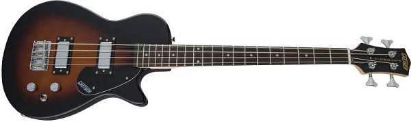gretsch g2220 junior jet bass ii black walnut fingerboard tobacco sunburst (30.3 scale)