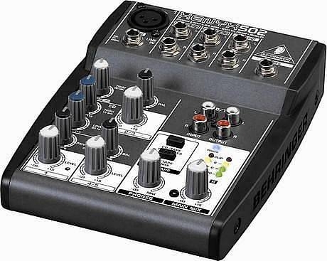 behringer xenyx 502 - mixer compatto 1 xlr