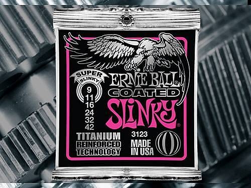 ernie ball titanium coated 3123 09-42