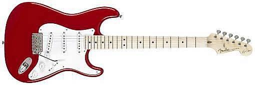 fender eric clapton stratocaster mn torino red
