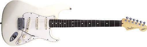 fender jeff beck stratocaster rw olympic white