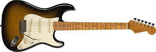 fender eric johnson stratocaster mn 2 color sunburst