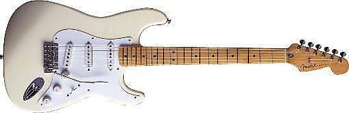 fender jimmie vaughan tex mex strat® mn olympic white