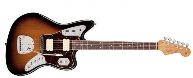 fender kurt cobain jaguar rw 3 color sunburst