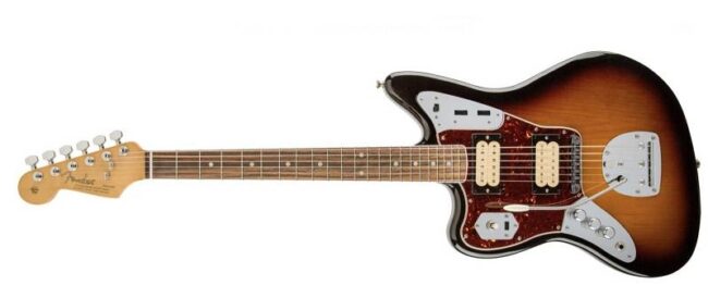 fender kurt cobain jaguar rw lh 3 color sunburst