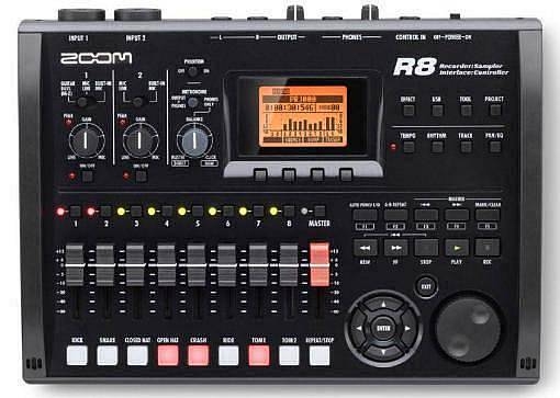 zoom r8 - registratore multitraccia 8 canali 2 ingressi