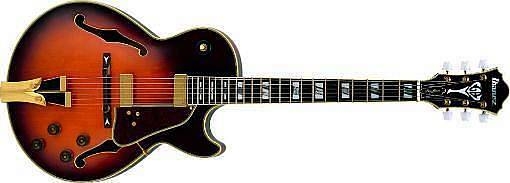ibanez gb10bs brown sunburst - george benson signature