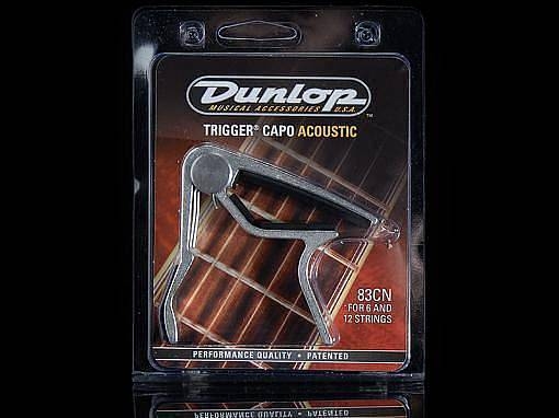 dunlop trigger capo 83 cn capotasto per chitarra acustica