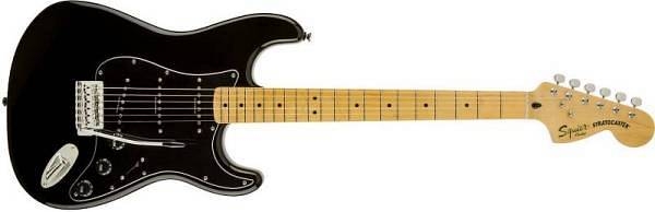 squier by fender vintage modified stratocaster 70 mn black