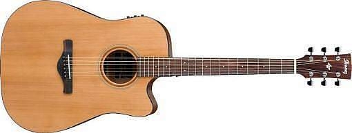 ibanez aw65ece-lg natural low gloss finish