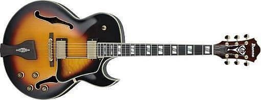 ibanez lgb30vys vintage yellow sunburst - george benson signature