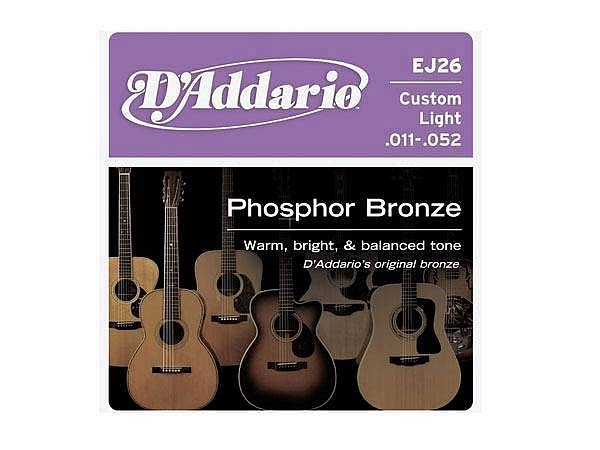 d'addario ej 26 custom light 11-52