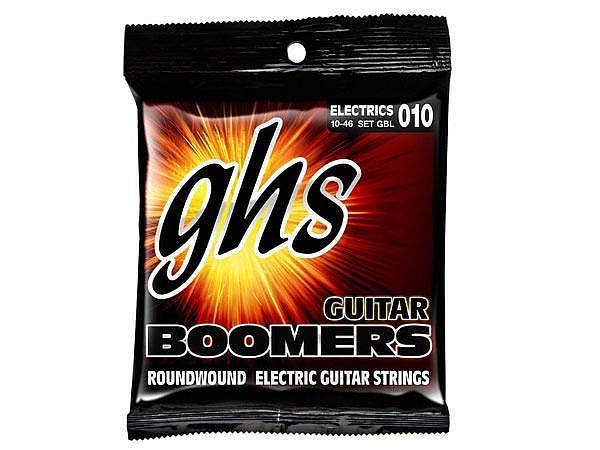 ghs strings ghs electric boomers - gbl 10-46 - muta di corde per chitarra elettrica