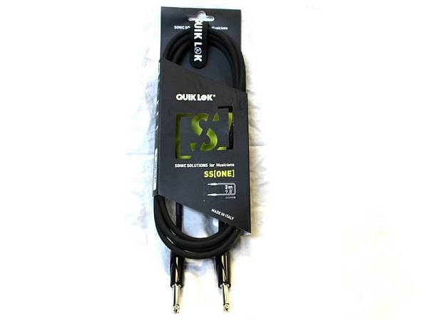 quik lok sonic solutions one 3 - cavo jack high definition - made in italy