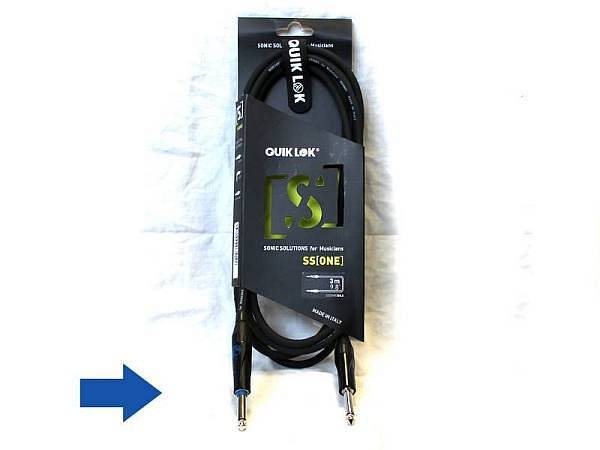 quik lok sonic solutions one-sil 3 - cavo jack high definition con switchplug - made in italy