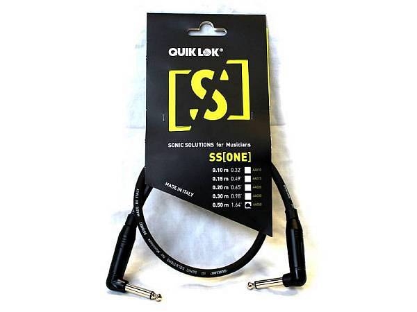 quik lok sonic solutions one aa050 - cavo jack high definition - made in italy