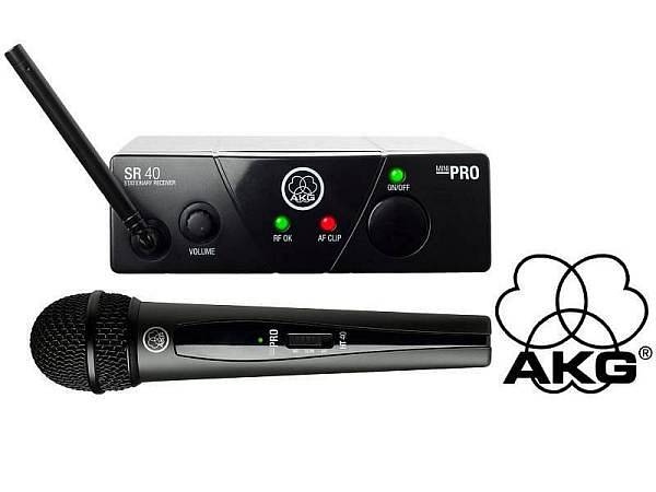 akg wms40 pro mini single vocal set - radiomicrofono - 863,100 mhz