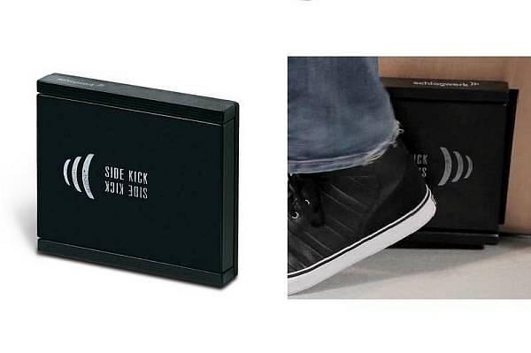 schlagwerk side 75 - side kick - clave a piede - cajon add-on