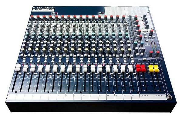 soundcraft fx16ii mixer 16 canali con effetti lexicon - mixer passivo con multieffetto lexicon integrato