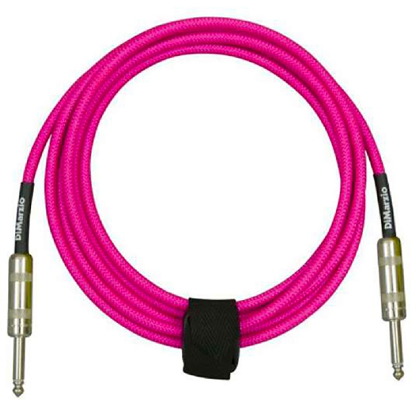 dimarzio ep1710sspk cavo jack neon 3m rosa