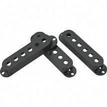 dimarzio dm2000bk - cover per single coil - set 3 pezzi - nero