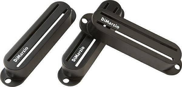 dimarzio dm2002bk - cover per single coil dual blade - nero